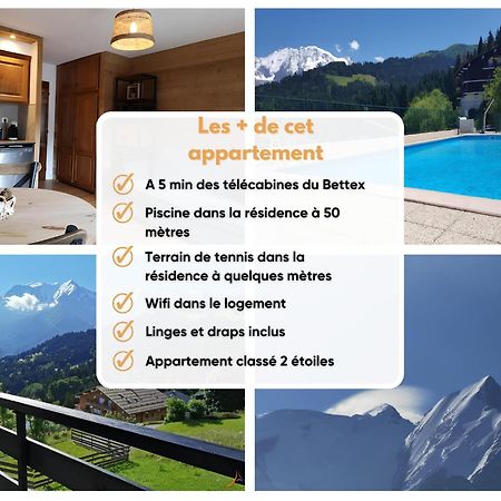 Duo Des Alpages Vue Exceptionnelle Sur Le Mont Blc Apartment Saint-Gervais-les-Bains Exterior photo