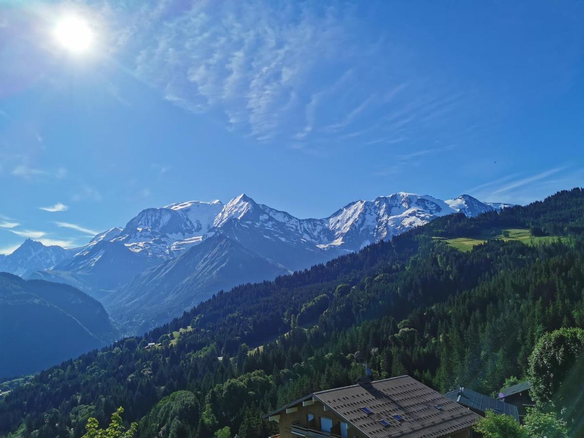 Duo Des Alpages Vue Exceptionnelle Sur Le Mont Blc Apartment Saint-Gervais-les-Bains Exterior photo