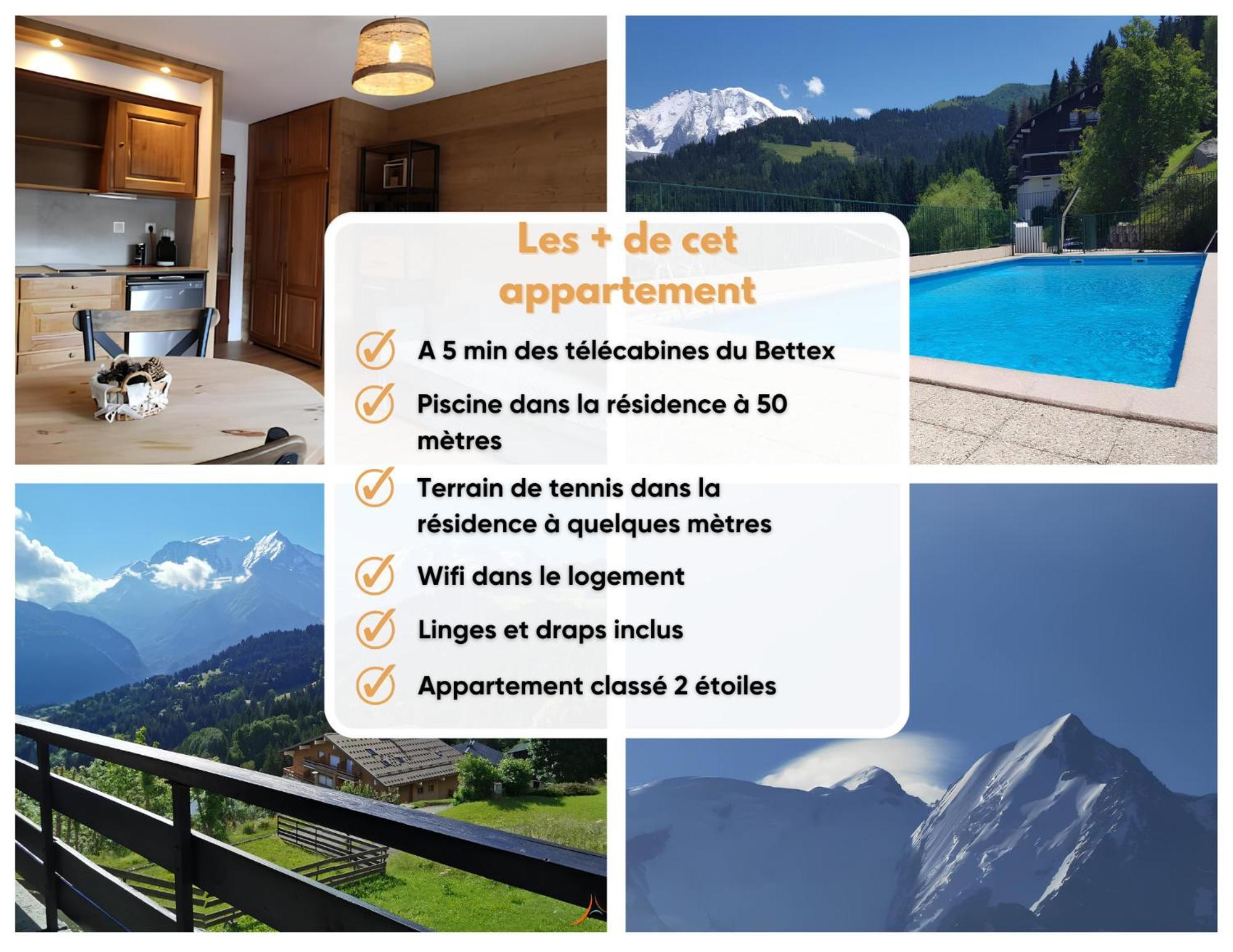 Duo Des Alpages Vue Exceptionnelle Sur Le Mont Blc Apartment Saint-Gervais-les-Bains Exterior photo